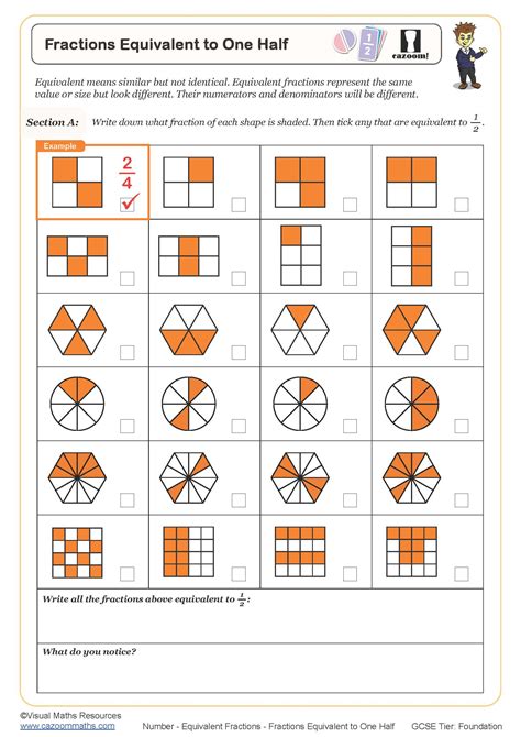 half of 1 in fraction